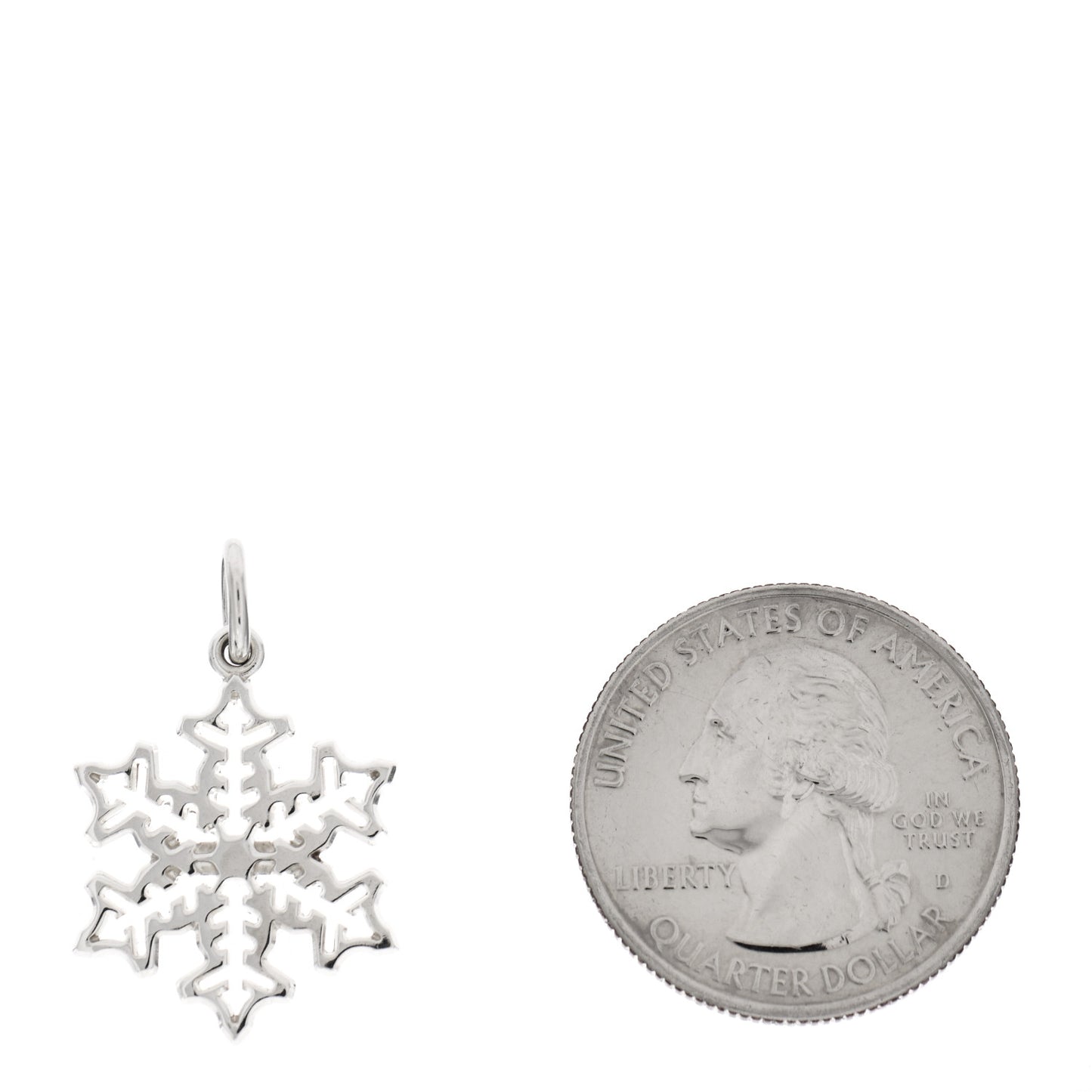 Sterling Silver Small Snowflake Charm