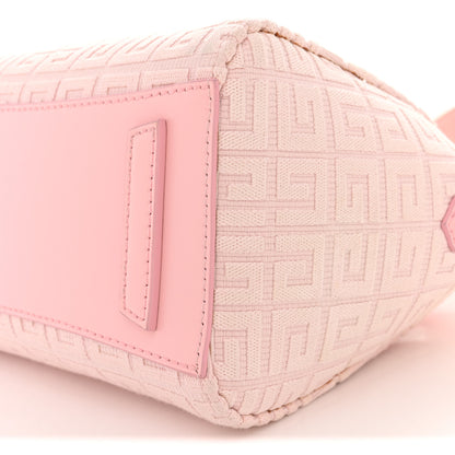Givenchy Canvas Jacquard Embroidered Calfskin 4G Mini Antigona Tender Pink 10 of 12