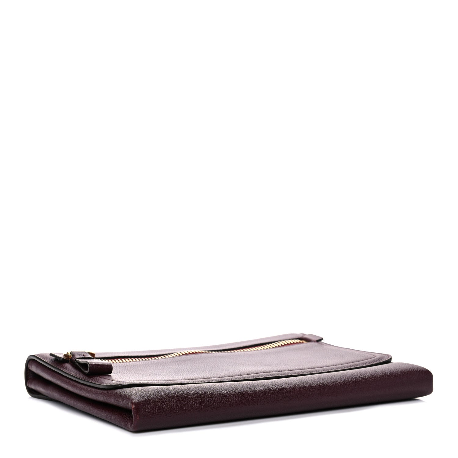 Tom Ford Calfskin Alix Wristlet Burgundy 4 of 9