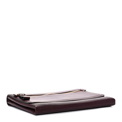 Tom Ford Calfskin Alix Wristlet Burgundy 4 of 9