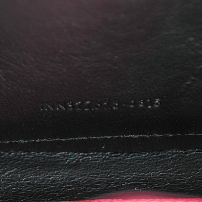 Saint Laurent Grain De Poudre Matelasse Chevron Monogram Chain Wallet Rose Clair 8 of 8