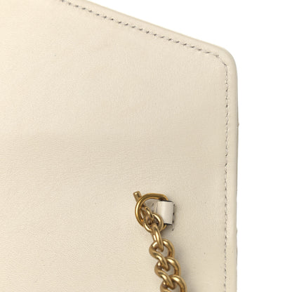 Gucci Calfskin Matelasse GG Marmont Chain Wallet Mystic White 11 of 11