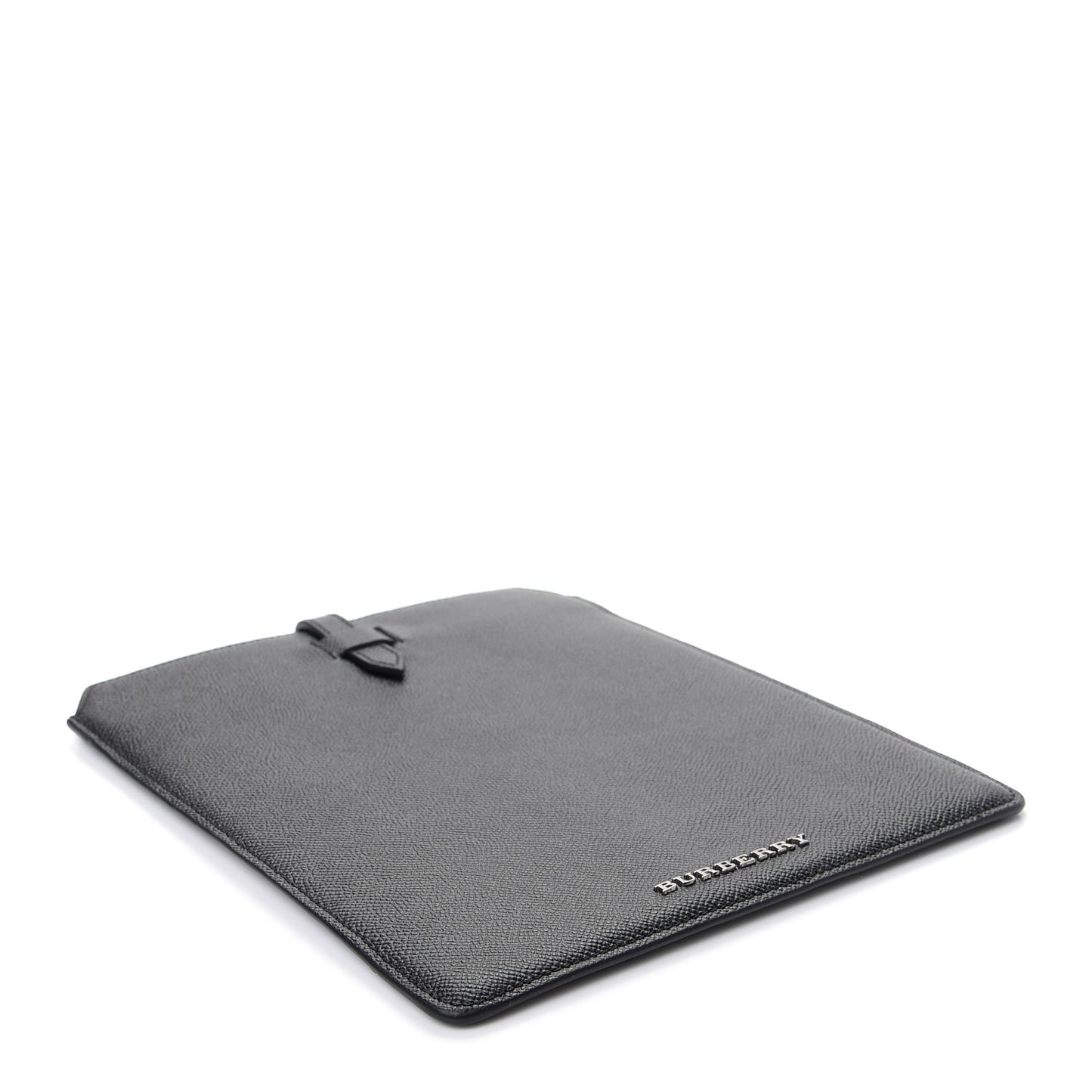 London Grainy Calfskin Tuffley iPad Sleeve Black
