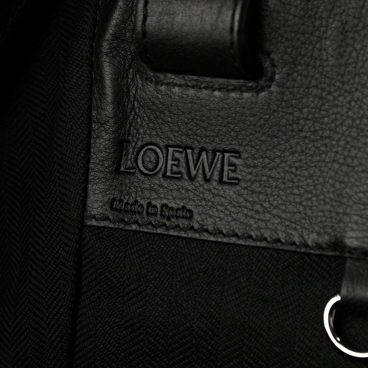 Wool Calfskin Medium Hammock Shoulder Bag Black Red Tartan