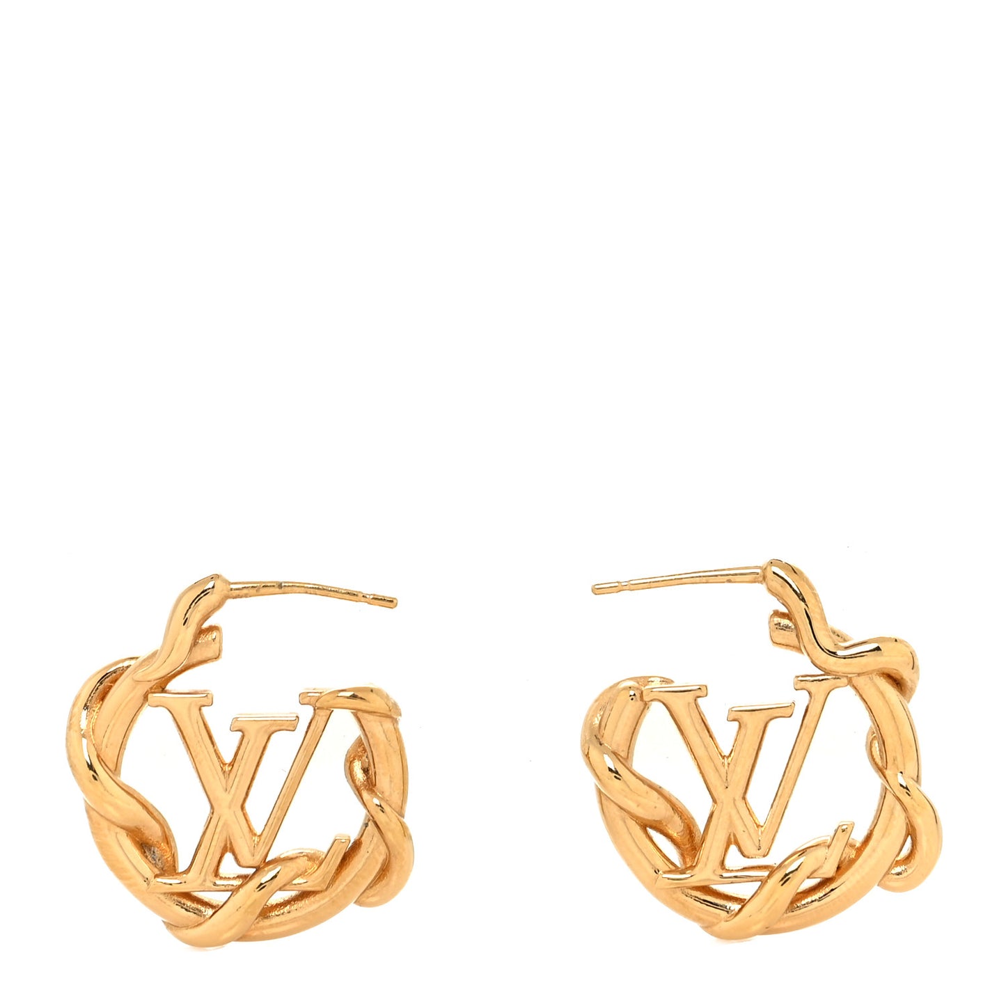 Garden Louise Hoop Earrings Gold