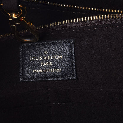 Louis Vuitton Calfskin Monogram Kimono Tote Black 6 of 9
