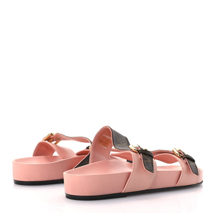 Louis Vuitton Monogram Bom Dia Mule Sandals 38.5 Rose Poudre 5 of 8