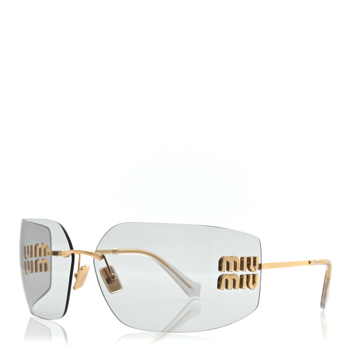 Metal Aube Sunglasses SMU54Y Light Gray
