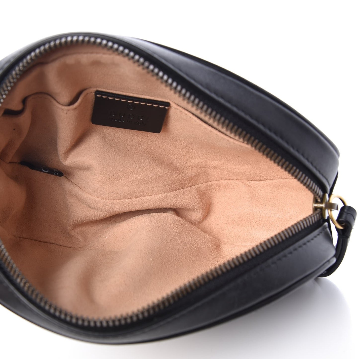 Calfskin Matelasse GG Marmont Belt Bag 105 42 Black