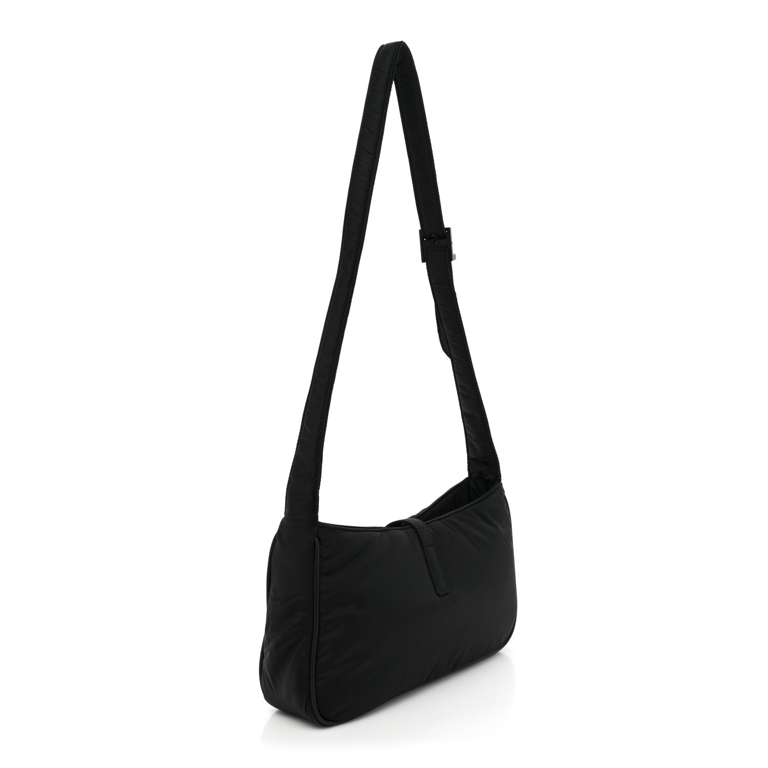 Saint Laurent Econyl Nylon Le 5 A 7 Hobo Black 3 of 9