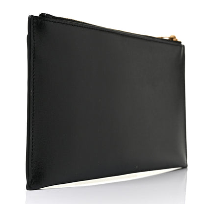 Saint Laurent Smooth Calfskin Monogram Bill Pouch Black 3 of 10