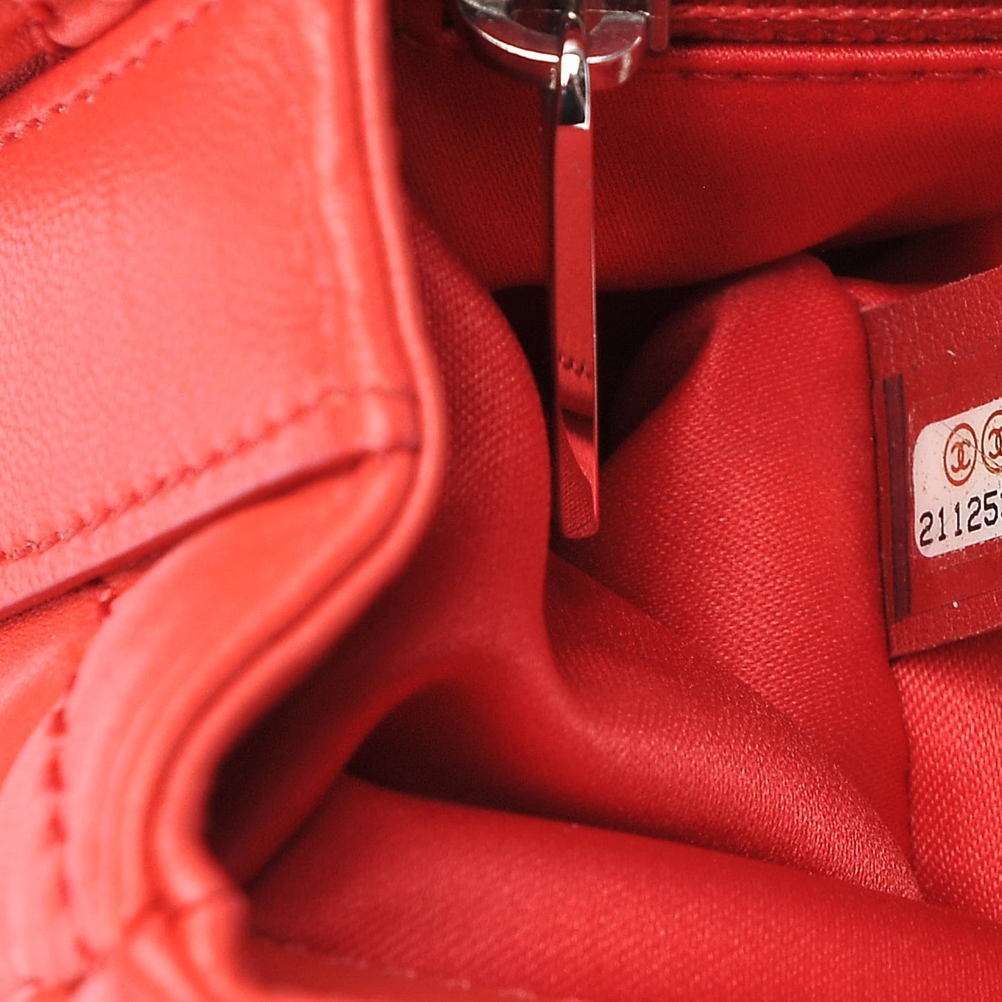 Lambskin Quilted Medium Easy Carry Flap Red