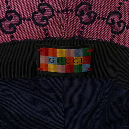 Gucci Canvas Monogram Fedora L Pink Blue 5 of 8