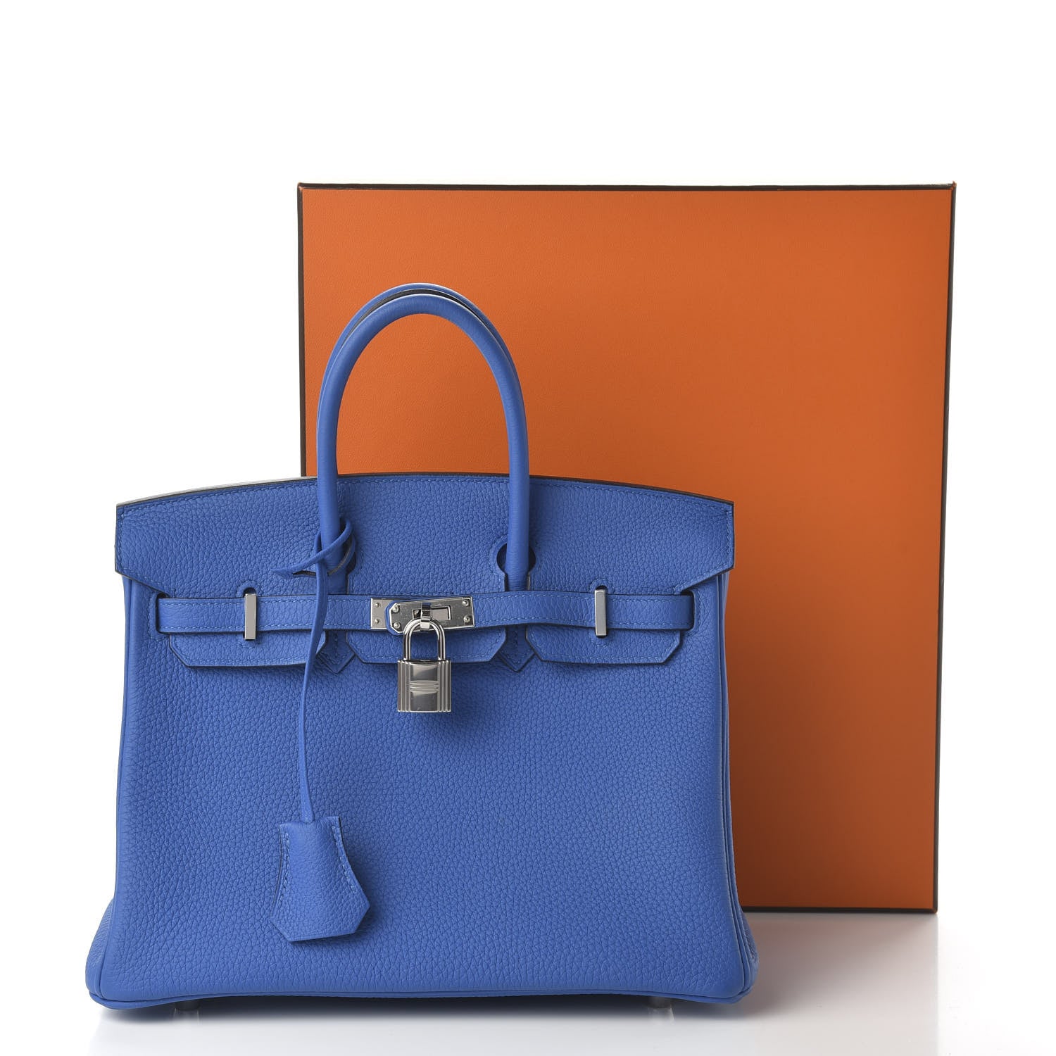 Hermes Togo Birkin 25 Bleu Zellige 11 of 11
