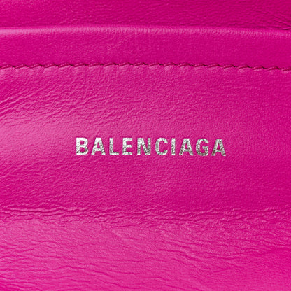 Balenciaga Nylon Lambskin Woven Small Ibiza Basket With Strap Lipstick Pink 6 of 10