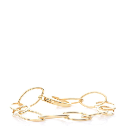 Tiffany 18K Yellow Gold Oval Link Bracelet 1 of 6