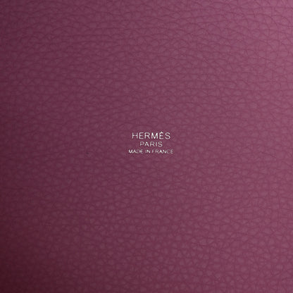 Hermes Taurillon Clemence Picotin Lock 22 MM Mauve Sylvestre 6 of 9