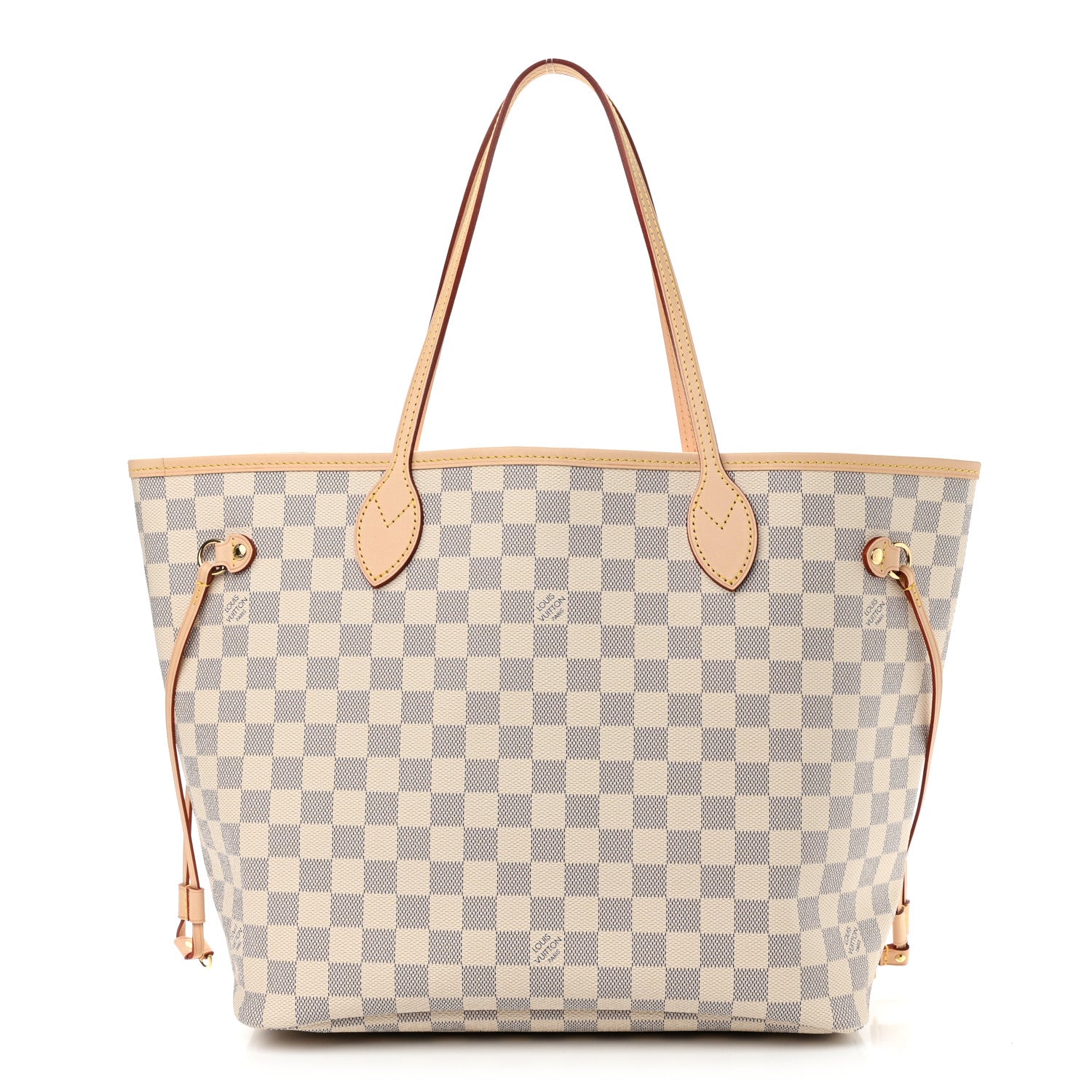 Louis Vuitton Damier Azur Neo Neverfull MM Rose Ballerine 3 of 10