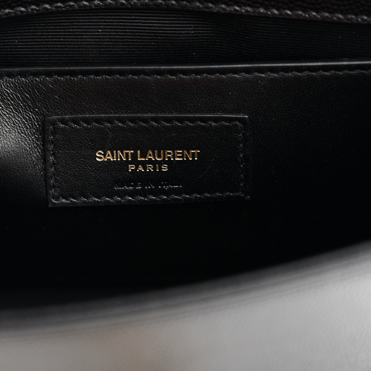 Saint Laurent Grain De Poudre Small Monogram Kate Satchel Black 6 of 11