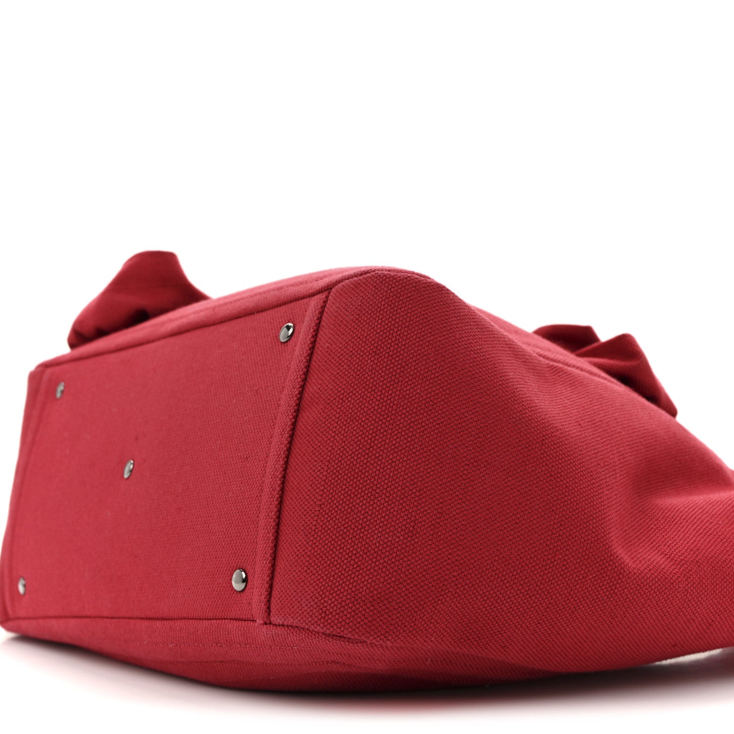 Valentino Garavani Canvas Atelier 02 Bow Edition Small Tote Bag Red 10 of 13