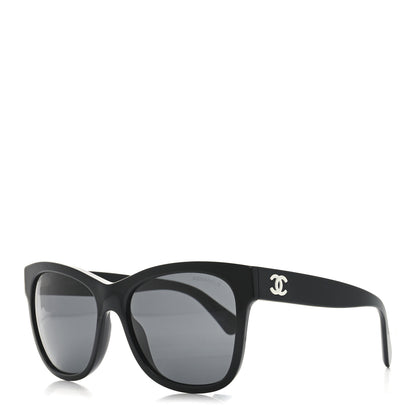 Chanel Acetate Square CC Sunglasses 5380 Black 1 of 7
