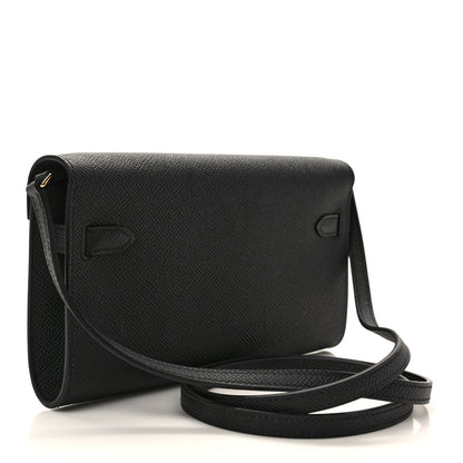 Hermes Epsom Kelly Wallet To Go Black 3 of 9