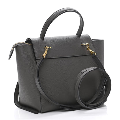 Celine Grained Calfskin Nano Belt Bag Grey 3 of 11