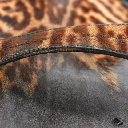Saint Laurent Calf Hair Leopard Print Large Fauve 11 of 13