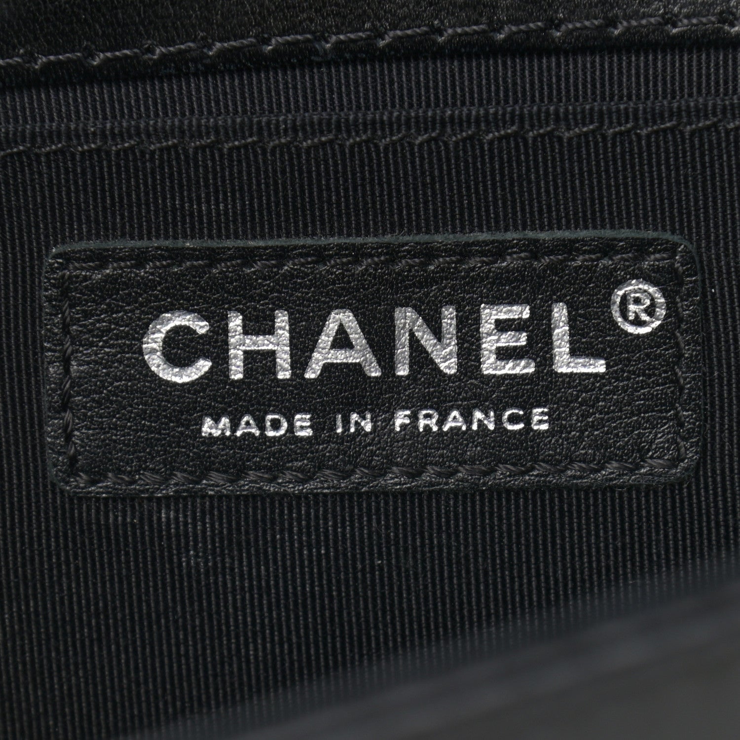 Chanel Lambskin Quilted Medium Boy Flap Black Beige 5 of 11