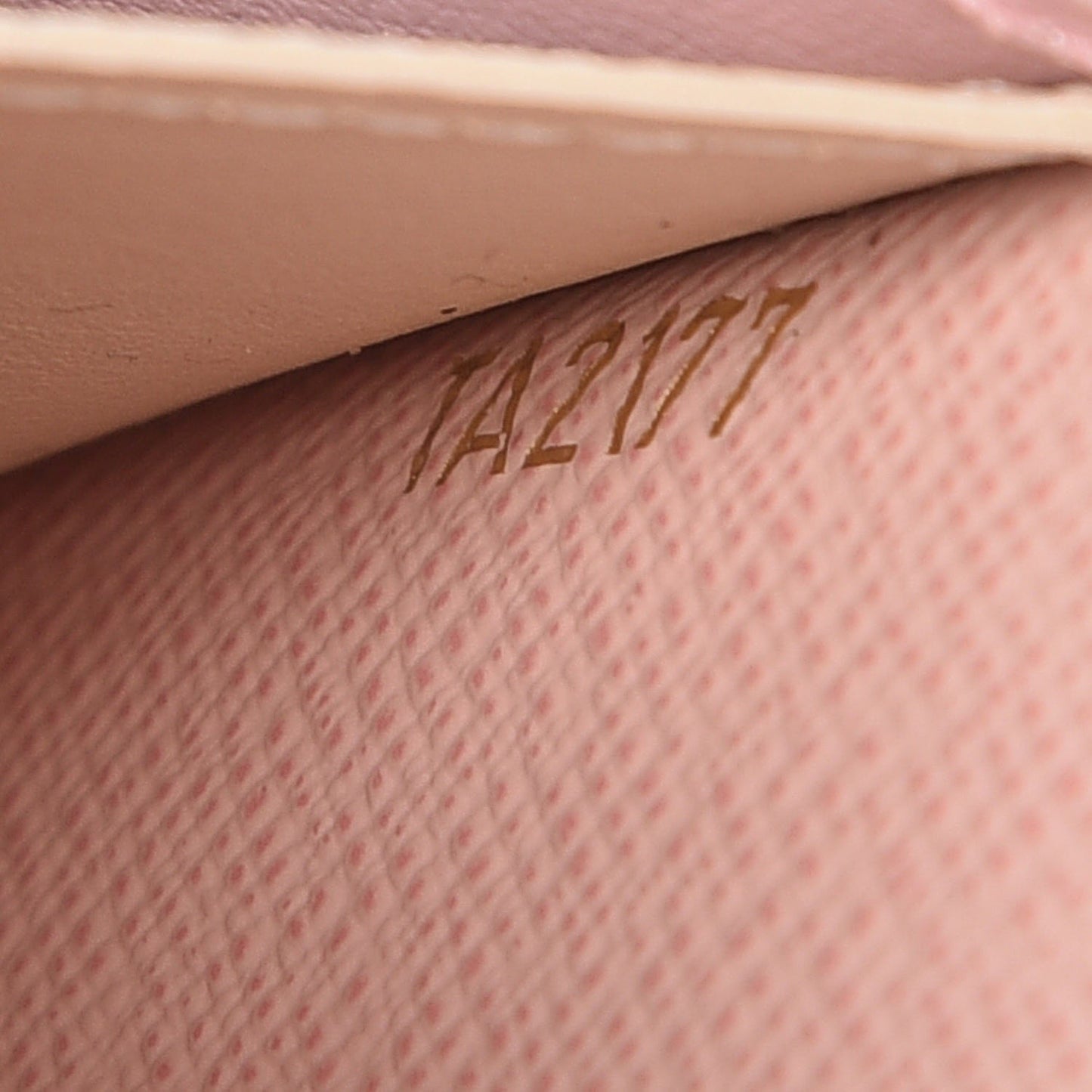 Damier Azur Emilie Wallet Rose Ballerine