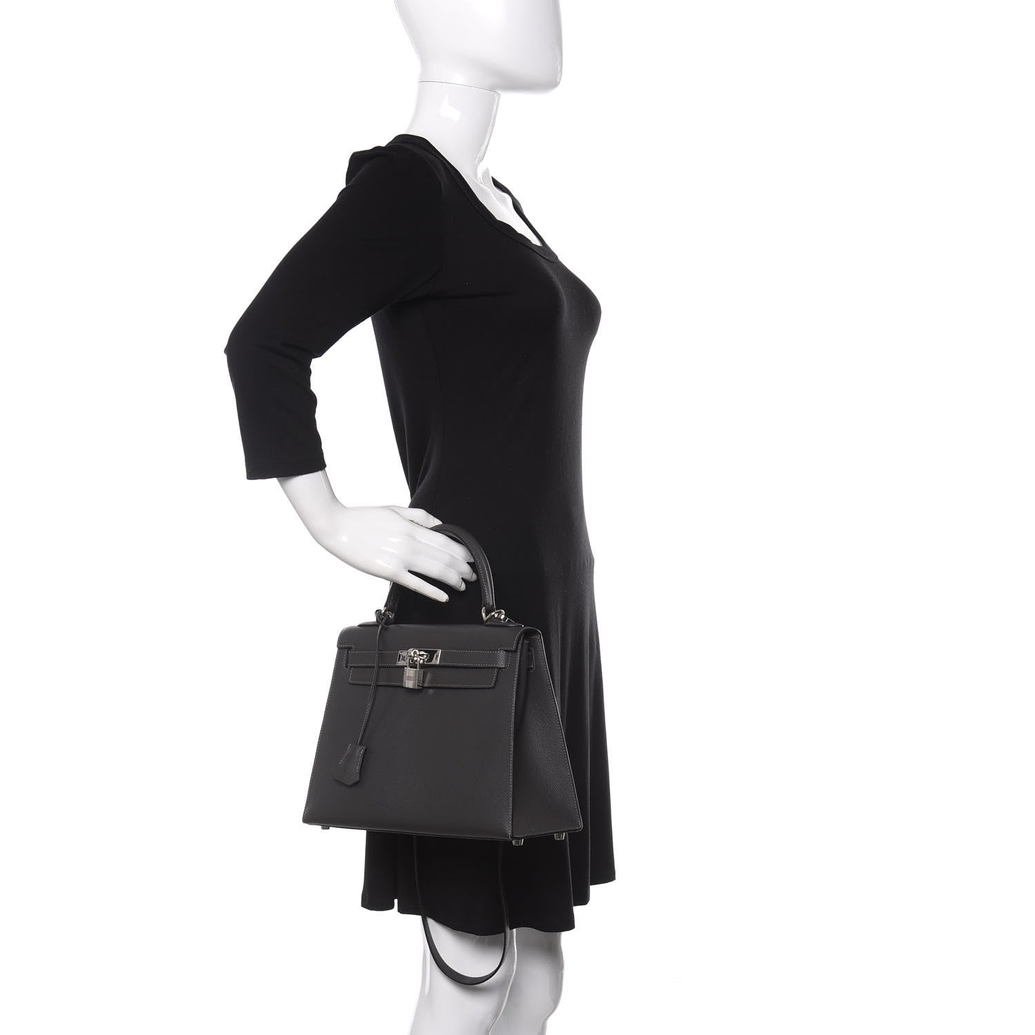 Hermes Epsom Kelly Sellier 28 Graphite 3 of 12