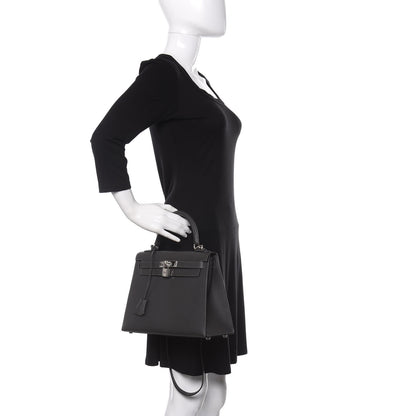 Hermes Epsom Kelly Sellier 28 Graphite 3 of 12
