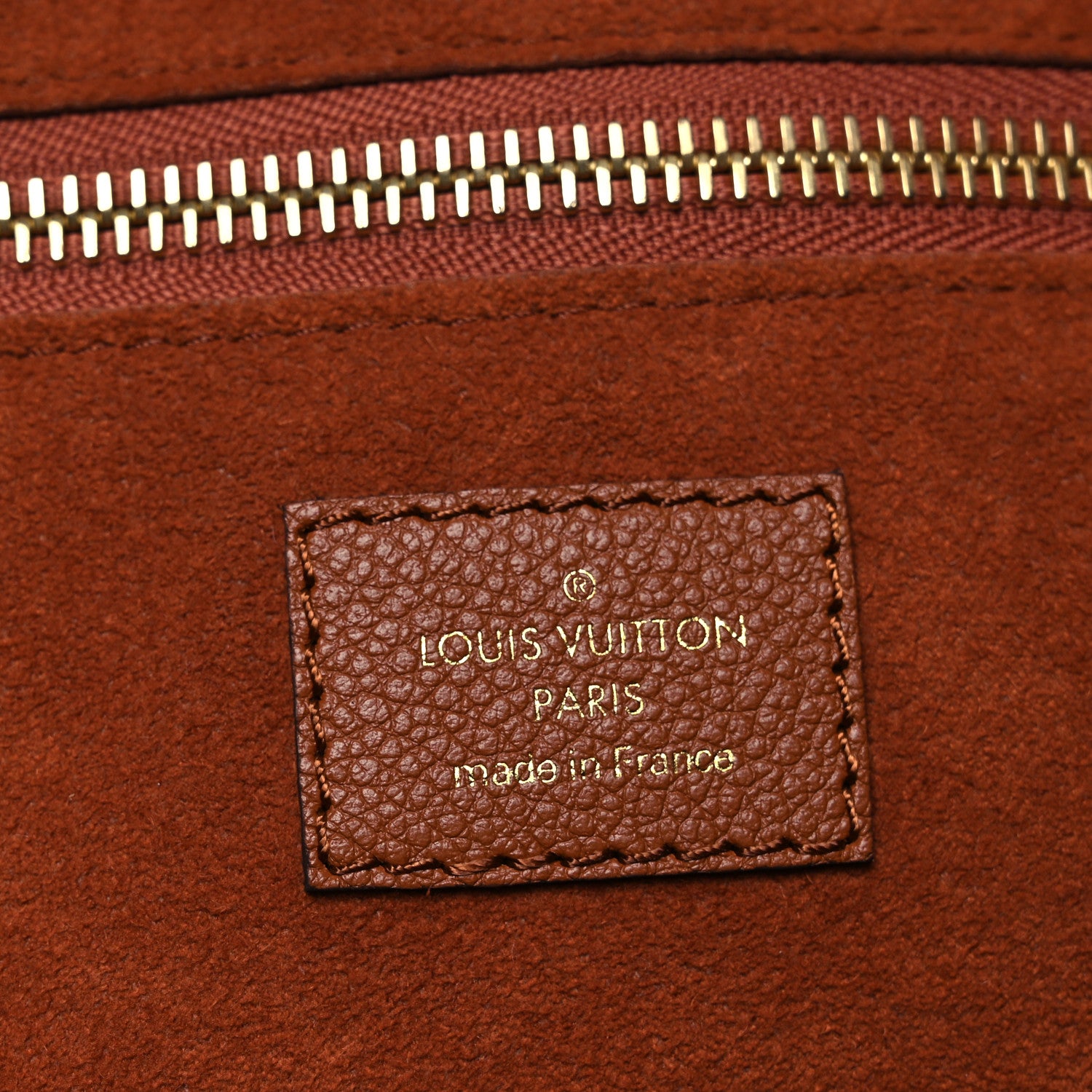Louis Vuitton Empreinte Monogram Giant Neverfull MM Cognac 7 of 11