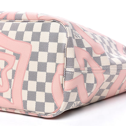 Louis Vuitton Damier Azur Tahitienne Neverfull MM 8 of 13