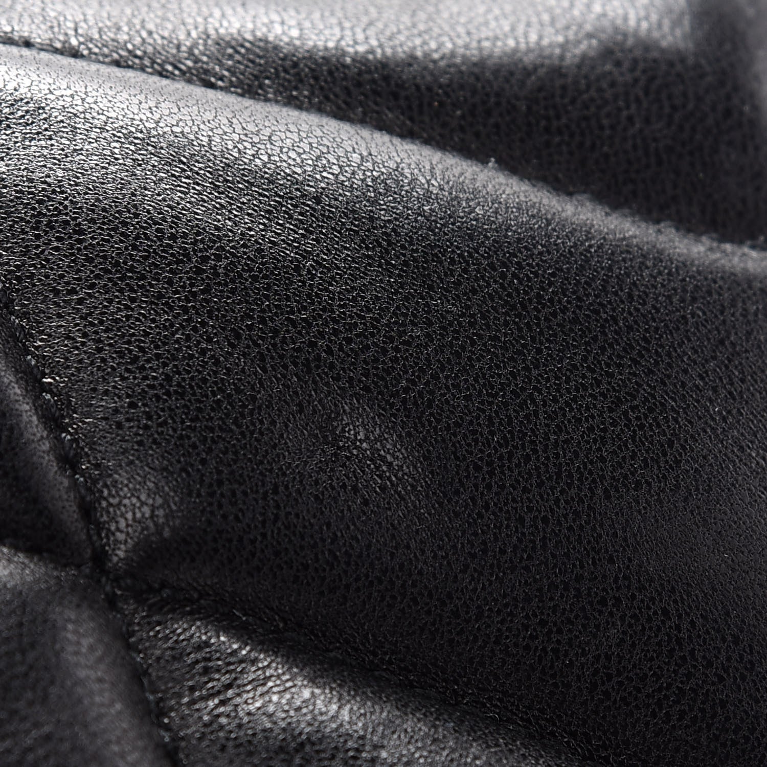 Saint Laurent Lambskin Quilted Toy Loulou Puffer Monogram Chain Satchel Black 9 of 9