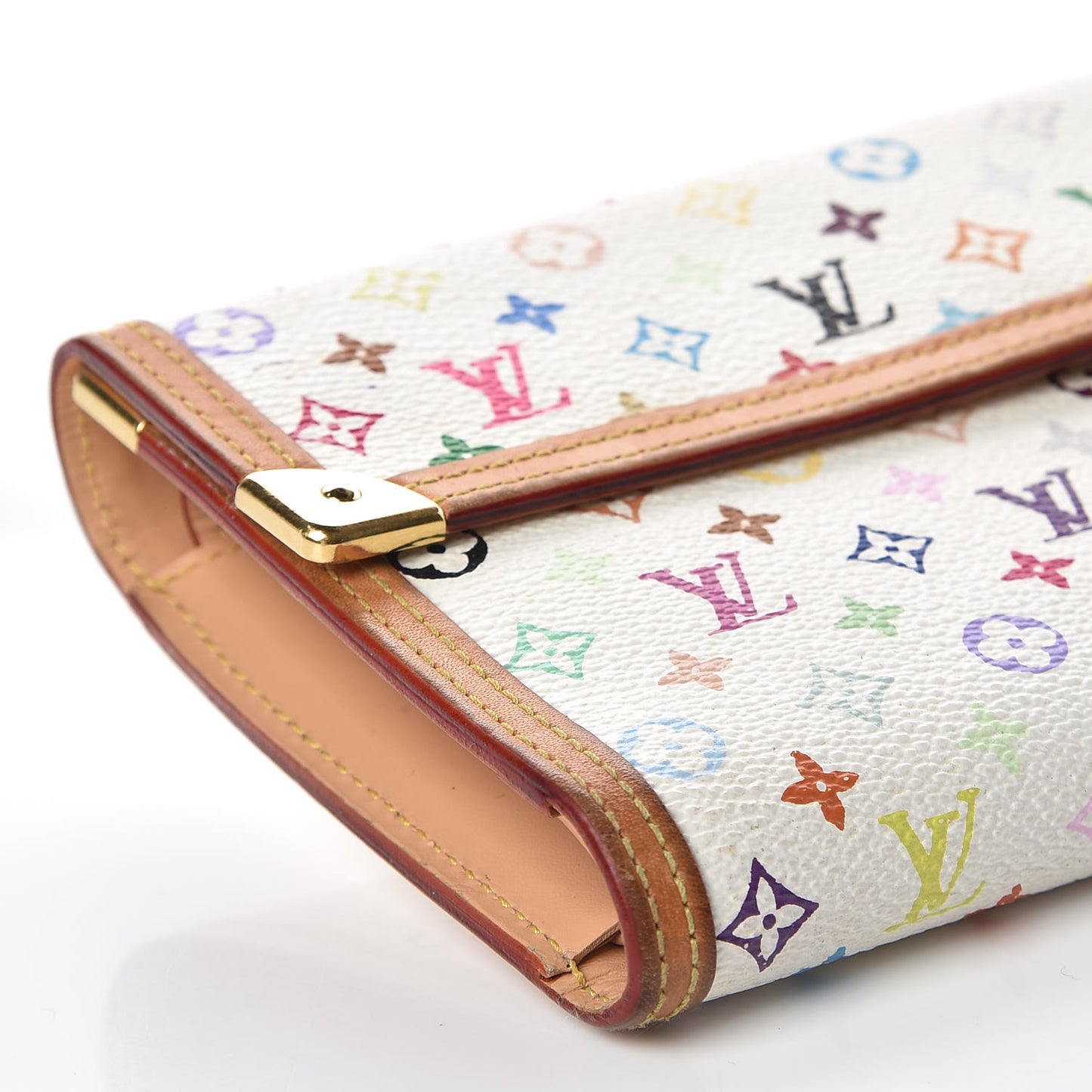 Monogram Multicolor Porte Tresor International Wallet White