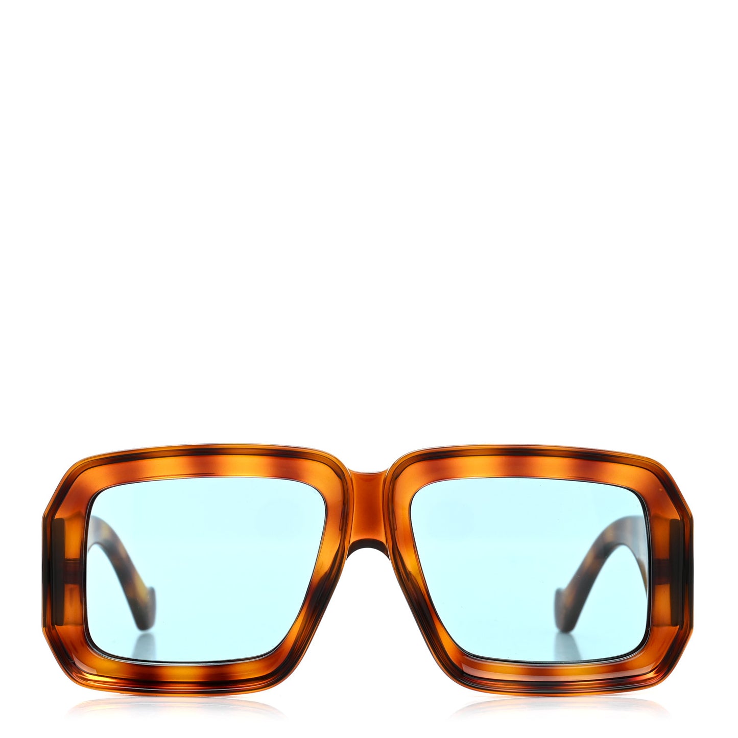 Acetate Paula's Ibiza Dive In Mask Sunglasses LW40064U Light Havana