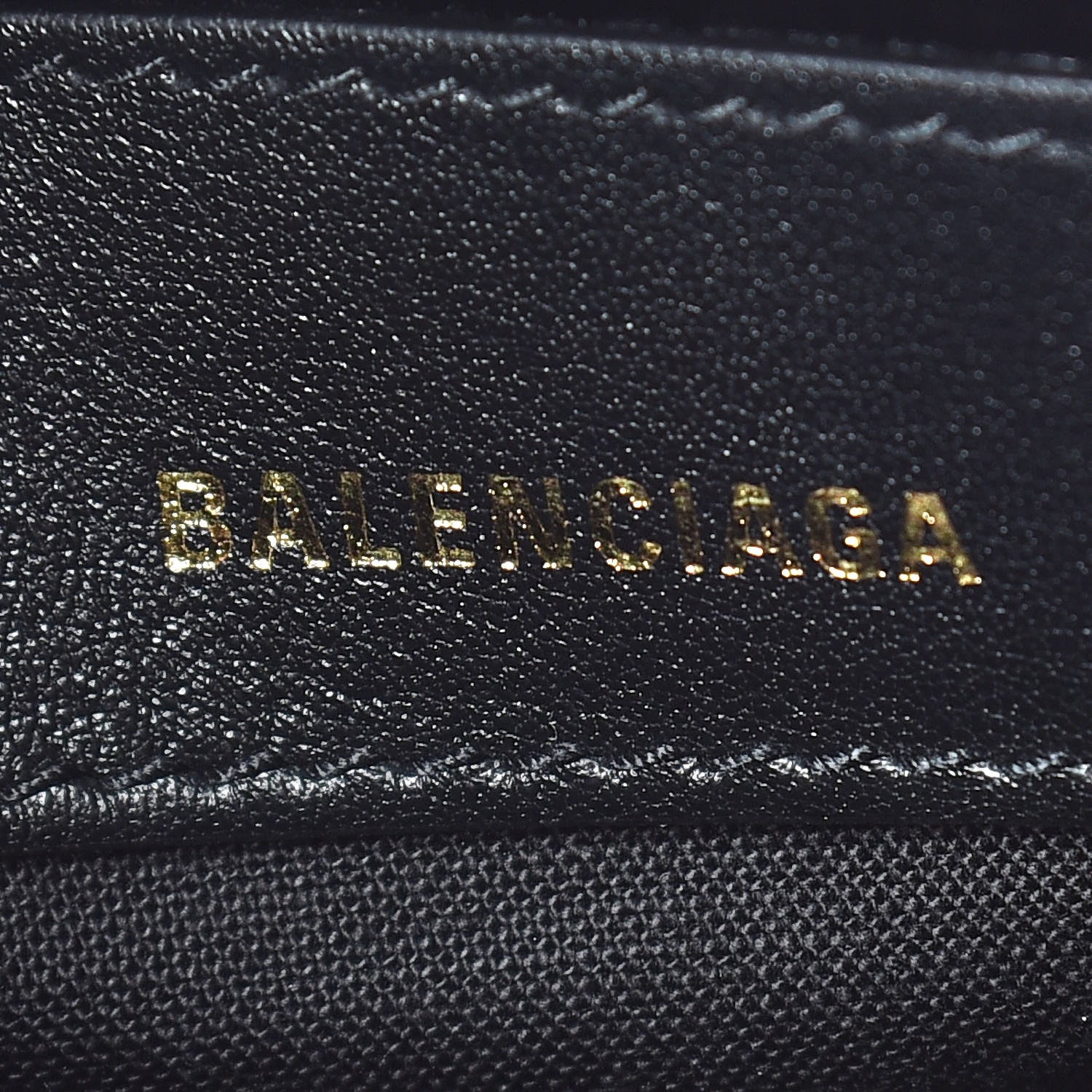 Balenciaga Calfskin Logo Print XXS Ville Top Handle Bag Black Multicolor 8 of 10