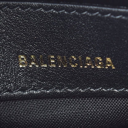 Balenciaga Calfskin Logo Print XXS Ville Top Handle Bag Black Multicolor 8 of 10