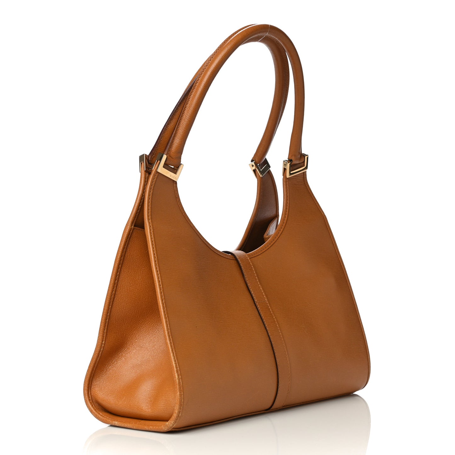 Calfskin Bardot Hobo Tan