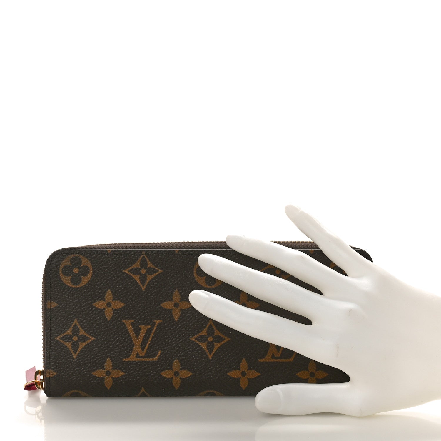 Louis Vuitton Monogram Clemence Wallet Fuchsia 2 of 9