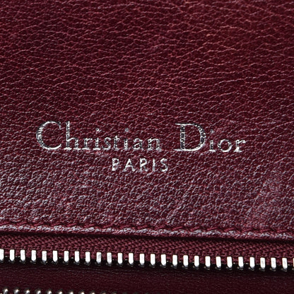 Christian Dior Calfskin Medium Diorama Flap Bag Burgundy 6 of 14