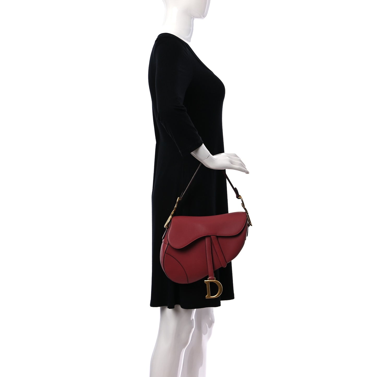 Calfskin Saddle Bag Pink