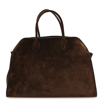 The Row Suede Soft Margaux 15 Mocha 1 of 9