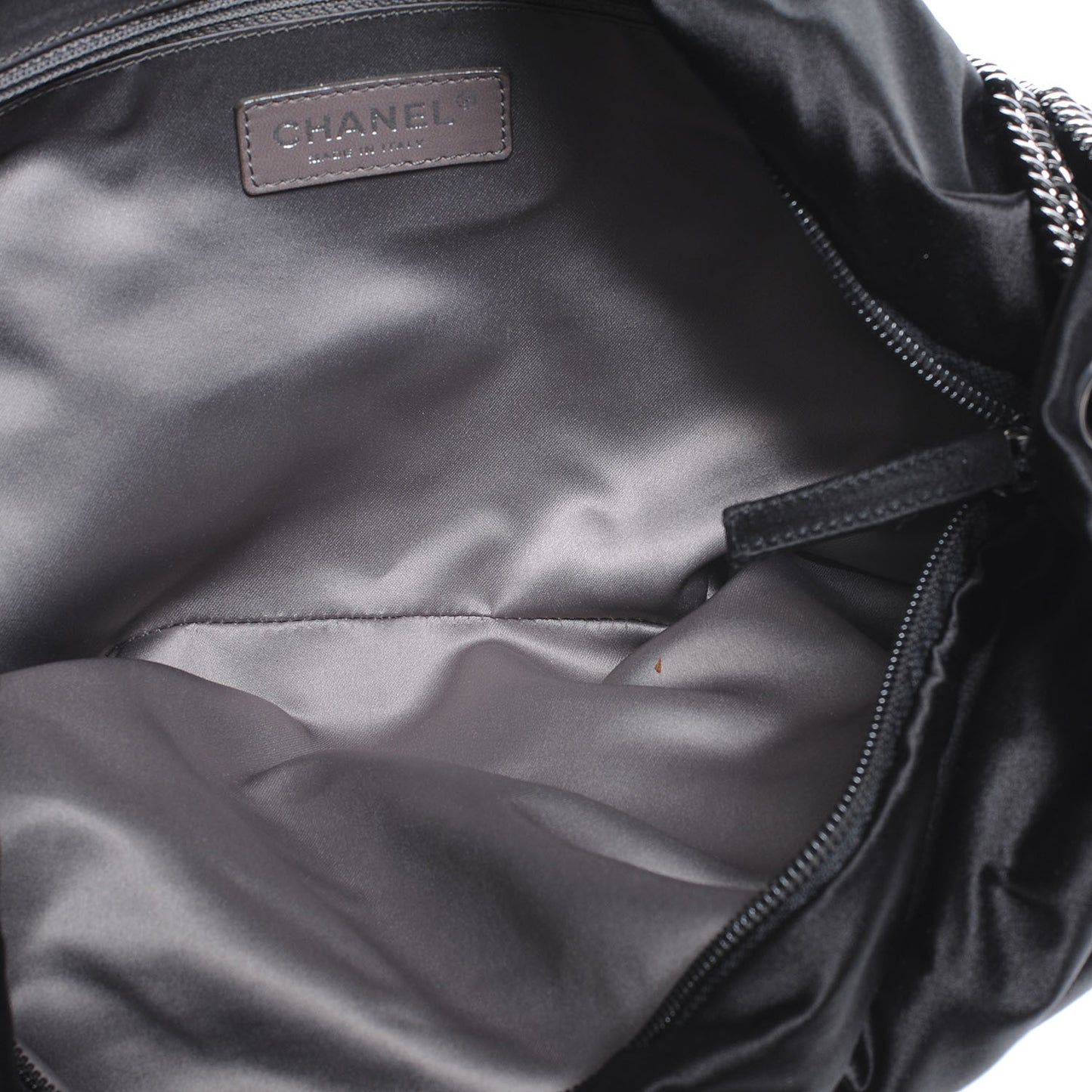 Satin Large Bow Bag Black
