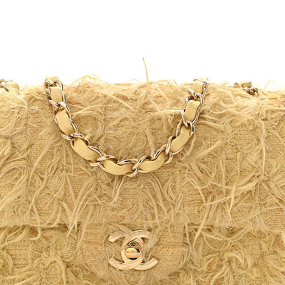 Chanel Tweed Quilted Mini Rectangular Flap Yellow 8 of 16