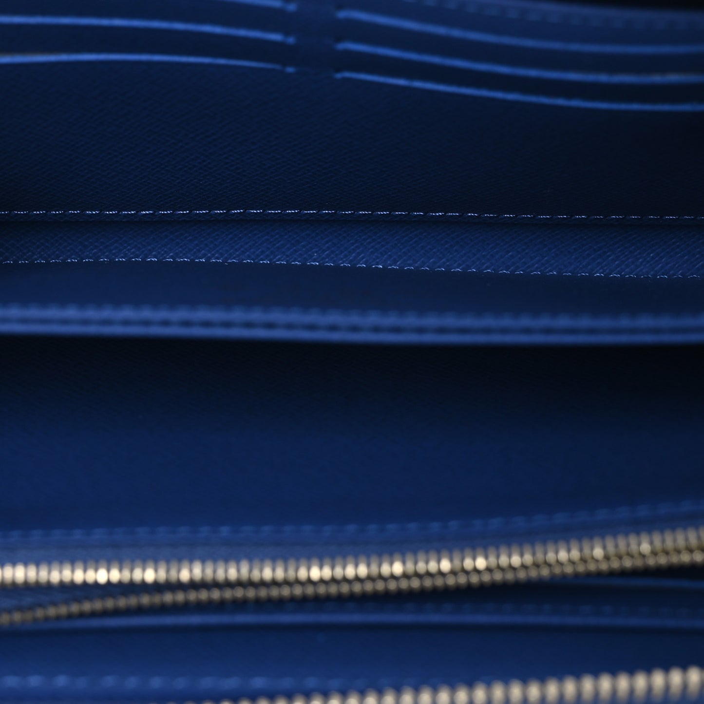 LV X TM Monogram Denim Cerises Zippy Wallet Blue