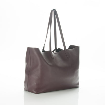 Saint Laurent Calfskin Large Shopping Tote Bordeaux 4 of 8