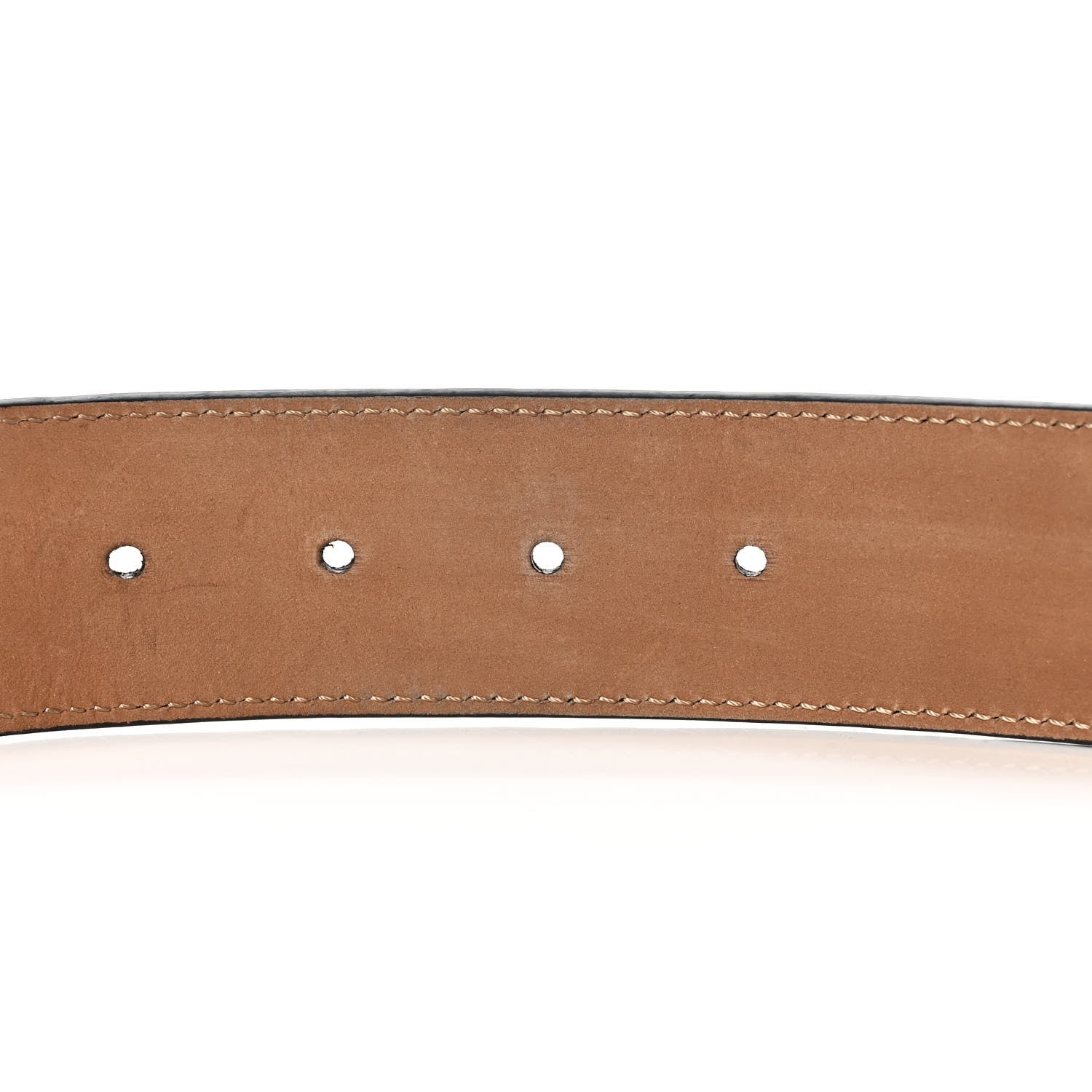 Fendi Vitello F is Fendi Bi-Color FF 1974 Embossed Belt 80 32 Maya Black 6 of 6