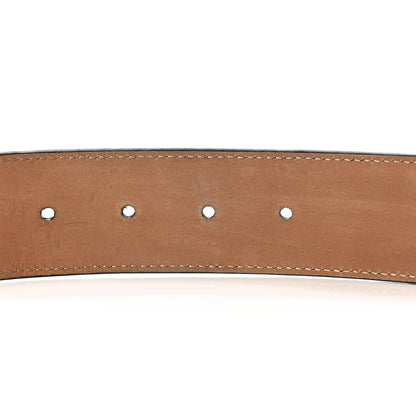 Fendi Vitello F is Fendi Bi-Color FF 1974 Embossed Belt 80 32 Maya Black 6 of 6